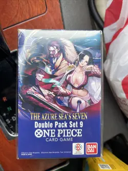 One Piece TCG OP-14 The Azure Sea's Seven Double Pack Set Vol. 9 NEW SEALED - Image 1