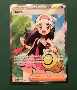 Pokemon Dawn 118/94 Full Art 2025 TCG Phantasmal Flames English Card NM - Image 1