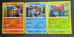 Pokemon TCG 3 Card Pokemon GO Holo Lot Venusaur/Charizard/Blastoise Near Mint - Image 1