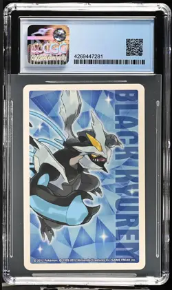 Larvesta 7 Diamonds Black 2 Deck Pokemon Playing Cards Jpn CGC 10 Pristine *281 - Image 2