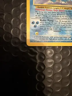 Pokemon TCG Blastoise Holo Unlimited Rare Card 2/130 Base Set 2 Lp - Image 2