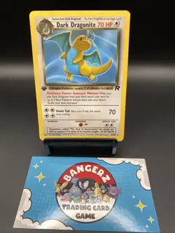 Pokemon Dark Dragonite TCG 1st Edition Non-Holo Card 22/82 Team Rocket WOTC - Image 1