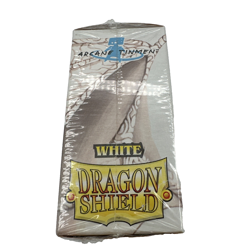 Dragon Shield Pack 100 Gaming Cards Protective Sleeves Clear Front White Back - Image 2