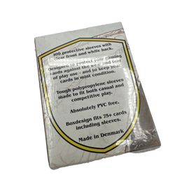 Dragon Shield Pack 100 Gaming Cards Protective Sleeves Clear Front White Back - Image 3