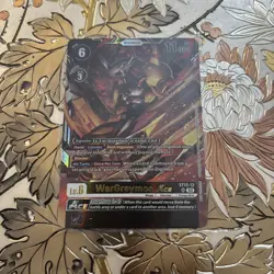 Digimon Card Game WarGreymon Ace Box Topper ST15-12 Versus Royal Knights - Image 1
