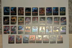 Riftbound Origins and Riftbound SpiritForged 35 card Lot all foil rares NM/MT - Image 1