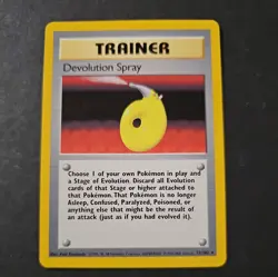 LP UK 4th Print 1999-2000 Pokemon DEVOLUTION SPRAY Card BASE Set 72/102 Non-Holo - Image 1