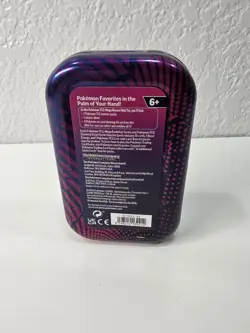 Pokemon Mega Evolution Mini Tin Lucario EMPTY TIN with card - Image 5