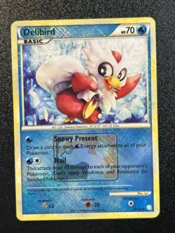 Delibird - (League Promo) 39/123 League & Championship Cards Reverse Holo (NM) - Image 1