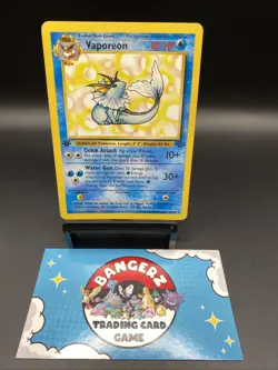 Vaporeon 1999 1st Edition Jungle Pokemon Card 28/64 Non-Holo - Image 1