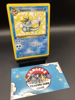 Vaporeon 1999 1st Edition Jungle Pokemon Card 28/64 Non-Holo - Image 3