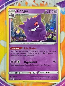 🔥Gengar SWSH052 SWSH: Sword & Shield Promo Cards Holo Fresh Sleeved Protected👍 - Image 3