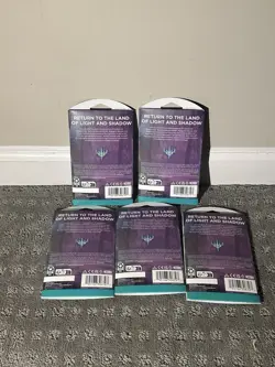 5 PACKS Magic The Gathering Lorwyn Eclipsed Play Booster Sleeve FACTORY SEALED - Image 2