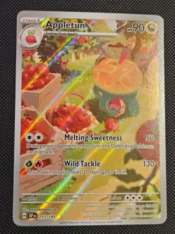 APPLETUN 211/191 ILLUSTRATION RARE SURGING SPARKS POKEMON NM/M - Image 1
