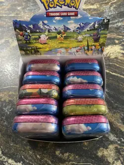 Pokemon TCG Ascended Heroes MINI TIN DISPLAY BOX Factory Sealed 10x Tins A - Image 2