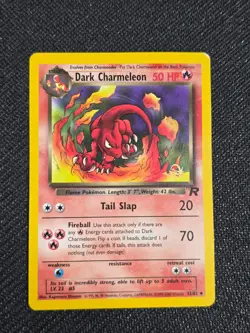 Pokemon Dark Charmeleon gold W Stamped 32/82 WOTC Promo NM FREE SHIPPING USA - Image 1