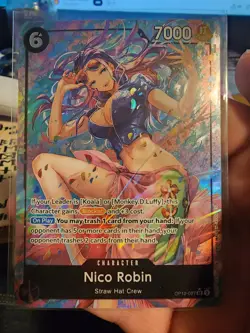 Nico Robin OP12-087 Alt Art One Piece TCG Legacy of the Master English NM - Image 1