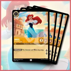Disney Lorcana TCG: ARIEL - ON HUMAN LEGS x4 | Uncommon *IN STOCK* - Image 1