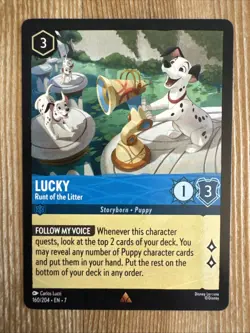 Lucky 160/204 Disney Lorcana Archazia's Island Regular Rare Card NM - Image 1