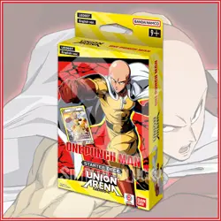 UNION ARENA TCG: One Punch Man Starter Deck 50 Cards Saitama Genos - Image 1