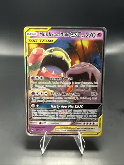 Pokemon Muk and Alolan Muk GX Unbroken Bonds Card 61/214 - Image 2