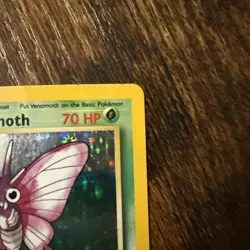1999 Pokemon Venomoth Holo Rare 1st Edition Jungle 13/64 Card - Image 5