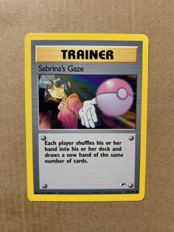 Sabrina's Gaze 125/132 Gym Heroes - Common Pokemon Card - NM - Image 1