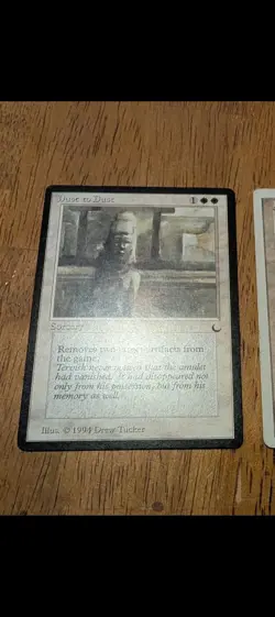 Dust to Dust Magic The Gathering 1994 Drew Tucker MTG The Dark - Image 1
