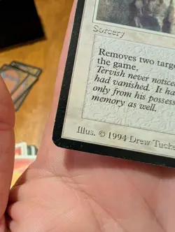 Dust to Dust Magic The Gathering 1994 Drew Tucker MTG The Dark - Image 4