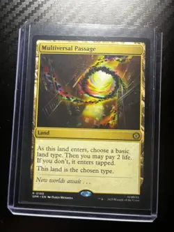 Multiversal Passage MTG SPM 180 RARE NM Basic Shock Land Standard - Image 1
