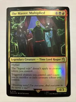 The Master, Multiplied (Foil) MTG Universes Beyond: Doctor Who (WHO) (NM) - Image 1