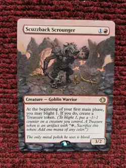 Scuzzback Scrounger MTG Lorwyn Eclipsed Hand Painted Borderless Full Altered Art - Image 2