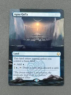 Agna Qel'a MTG Avatar: The Last Airbender Hand Painted Extended Full Altered Art - Image 1