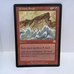 1999 MTG Magic The Gathering Mercadian Masques #216 Tectonic Break - Image 1