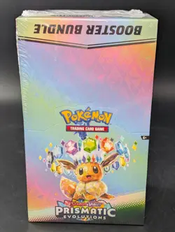 Pokemon SV8.5 Prismatic Evolutions Factory Sealed Booster Bundle Display Case - Image 1