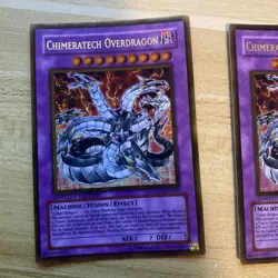 2x Chimeratech Overdragon GLD1-EN029 Gold Series 2008 Limited Edition (2x) - Image 2