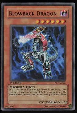 Blowback Dragon AST-022 AST Ultra Rare Asian English 1st Edition Yu-Gi-Oh - Image 1