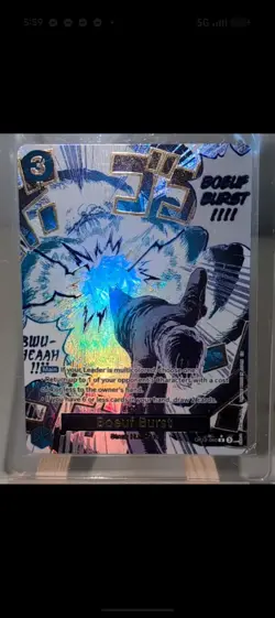 One Piece TCG Boeuf Burst Legacy of the Master Alternative Art Parallel OP12-060 - Image 3