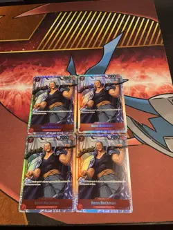One Piece Benn.Beckman OP09-009 SR Playset x4 Emperors in the new world NM - Image 1