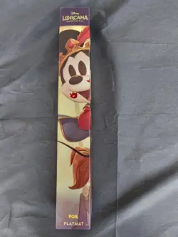 Disney Lorcana Parks Exclusive Mickey & Minnie Foil Playmat Sealed - Image 2