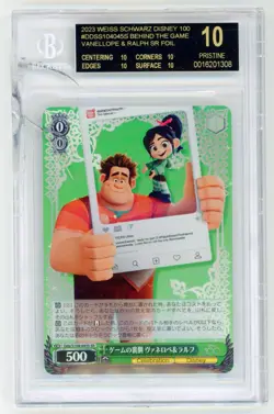 【Vanellope & Ralph】2023 Weiss Schwarz Disney 100 DDSS104045S SR Foil BGS 10 READ - Image 1