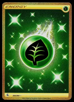 Pokemon Card - Grass Energy Fusion Strike 283/264 Secret Rare - Image 1