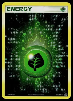 Pokemon Card - Grass Energy Emerald 101/106 Holo Rare - Image 1