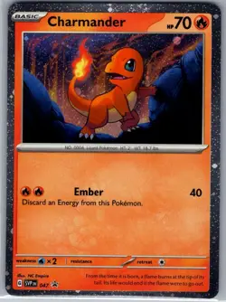 Charmander - (Cosmos Holo) 047 Holo Scarlet & Violet Promo - Pokemon Card - NM - Image 1