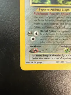 Pokemon TCG Forretress Holo Rare Card Neo Discovery Series 2/75 NM! - Image 2