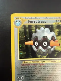 Pokemon TCG Forretress Holo Rare Card Neo Discovery Series 2/75 NM! - Image 3
