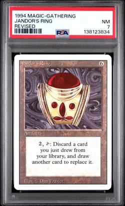 MTG - Jandor's Ring - Revised Edition Magic - Graded PSA 7 - Image 1