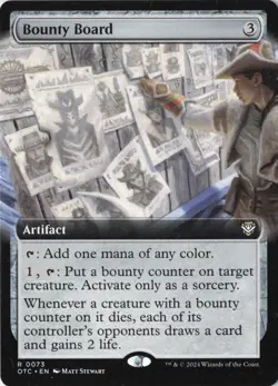 Bounty Board (Extended Art) Commander: Outlaws of Thunder Junction Normal NM 73 - Image 1