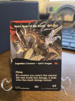 Neriv, Heart of the Storm (Borderless) Tarkir: Dragonstorm Regular - Image 1