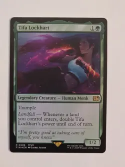 Tifa Lockhart - R0206 Foil - Final Fantasy - Magic the Gathering - NM - Image 1